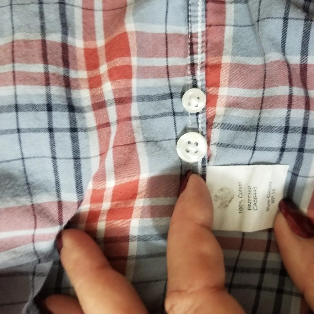 J. Crew plaid slim fit button down